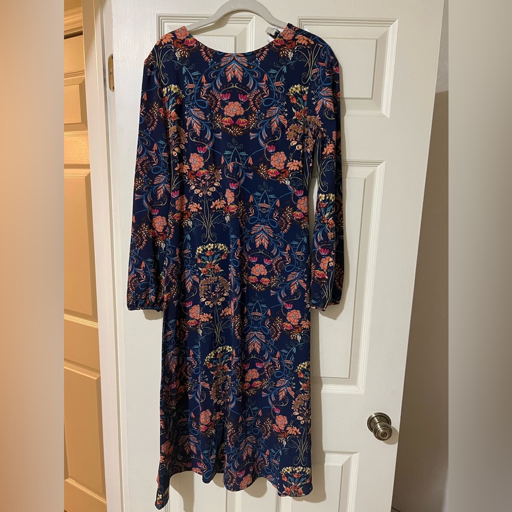 Navy Midi Dress